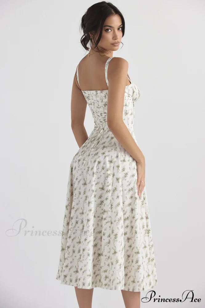 Floral Elegant Print Sundress - Image 14