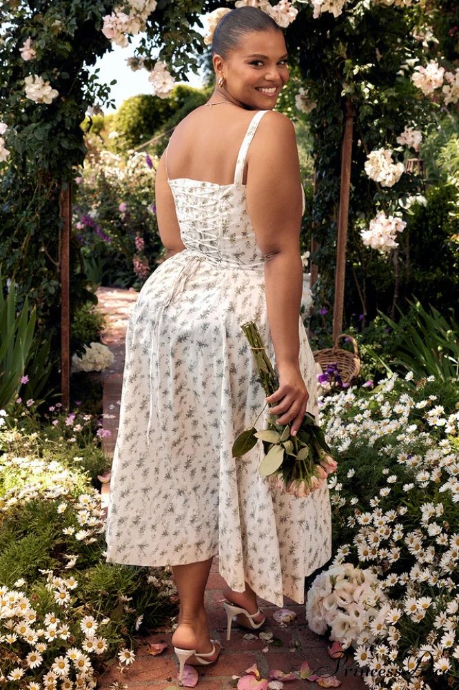 Floral Elegant Print Sundress - Image 3