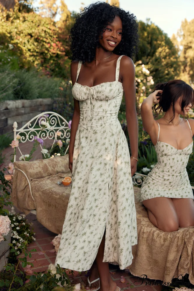Floral Elegant Print Sundress - Image 6