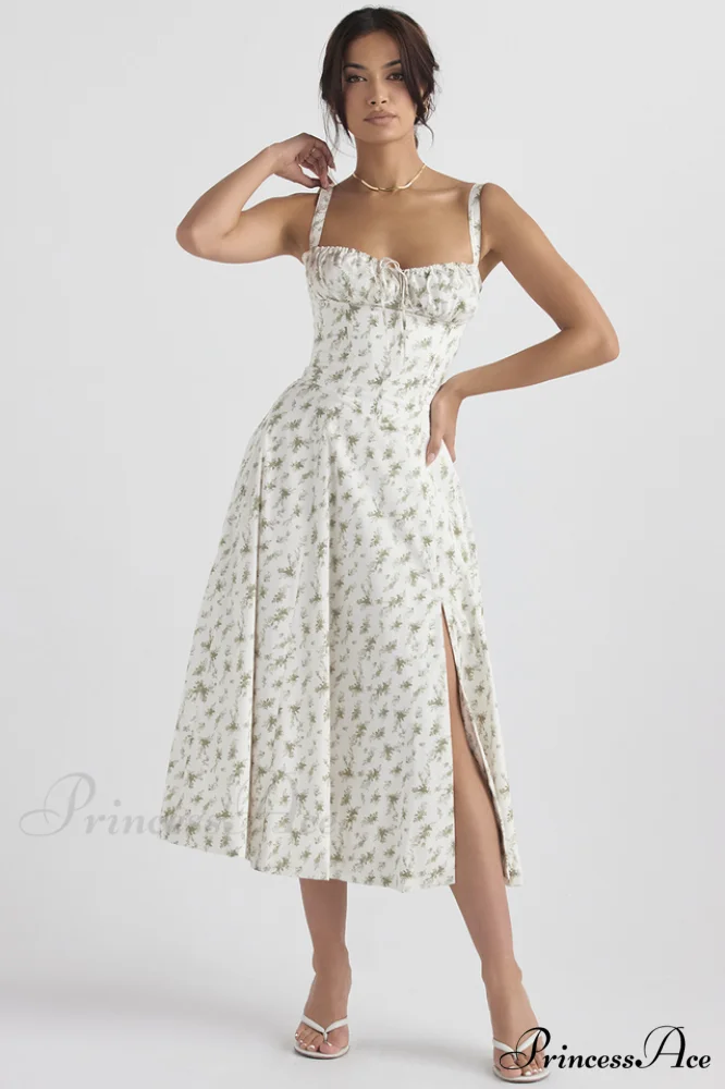 Floral Elegant Print Sundress - Image 8