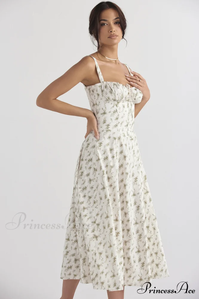 Floral Elegant Print Sundress - Image 9
