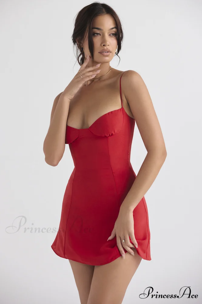 Christiana Elegant Mini Dress - Image 5