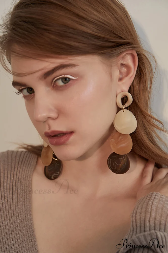 Acrylic Elegant Long Earrings - Image 3
