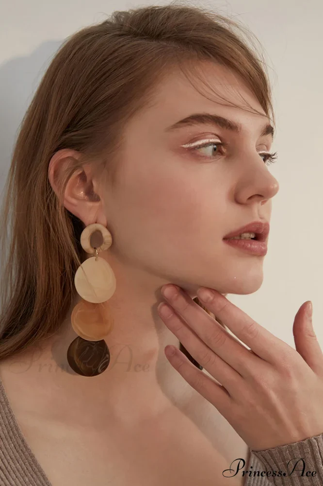Acrylic Elegant Long Earrings - Image 4
