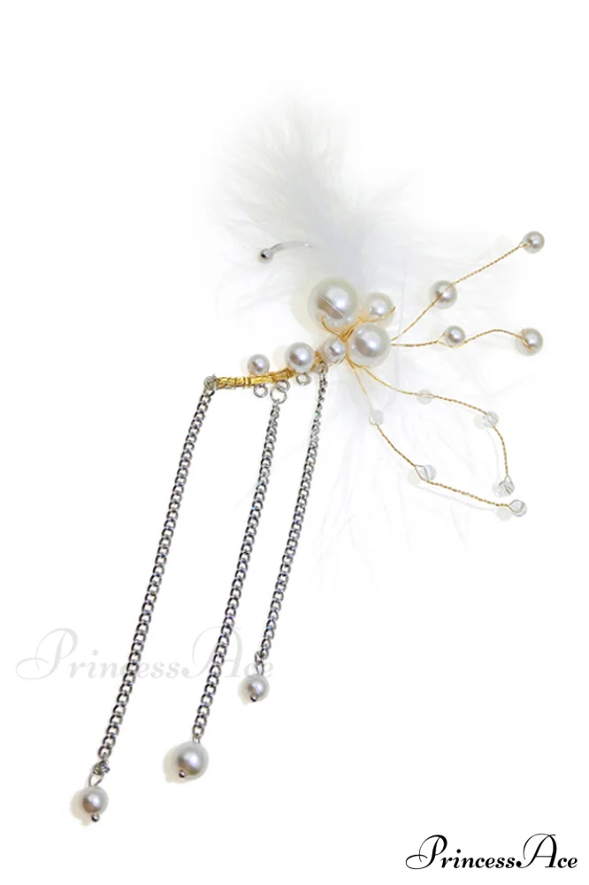 Feather Elegant Tassel Earrings - Image 8