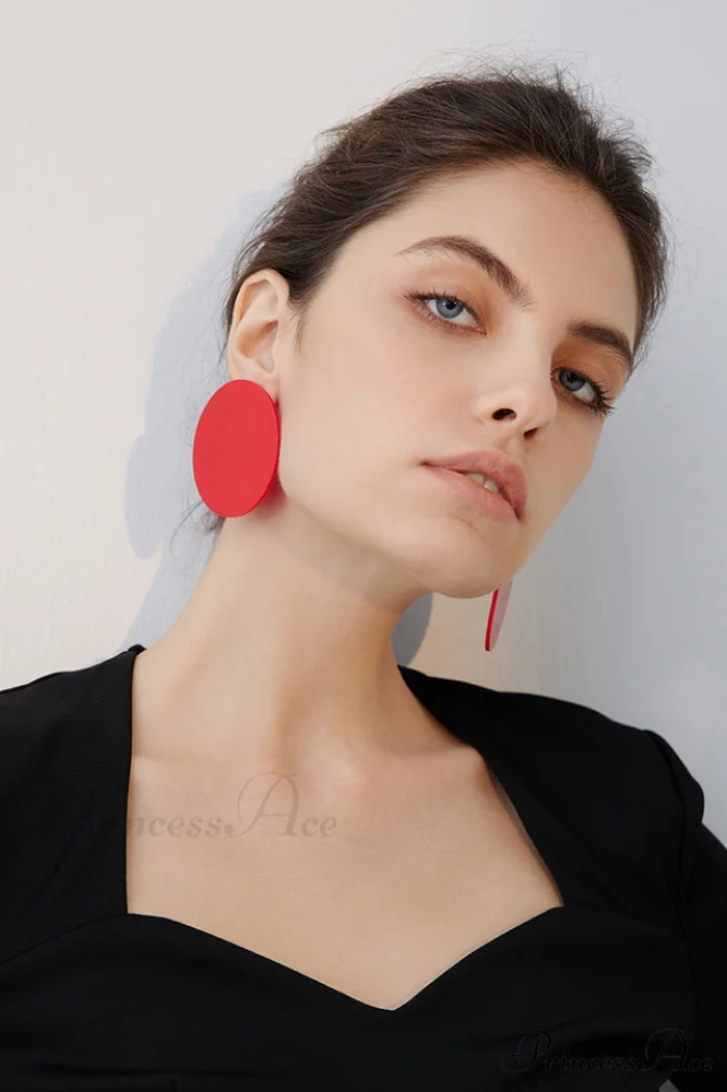 Acrylic Elegant Ring Earrings - Image 3