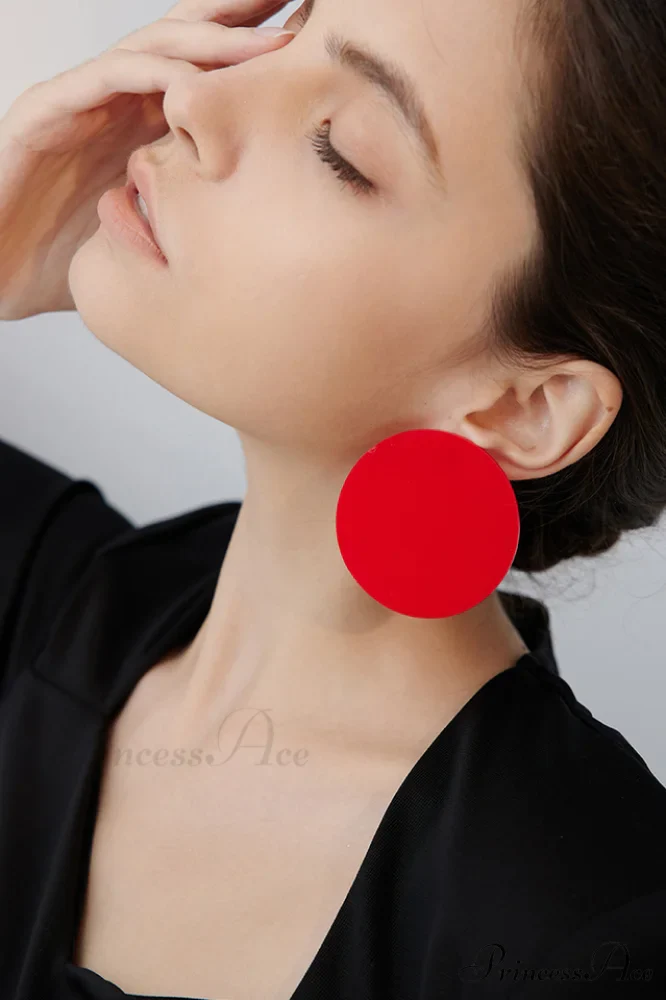 Acrylic Elegant Ring Earrings - Image 4