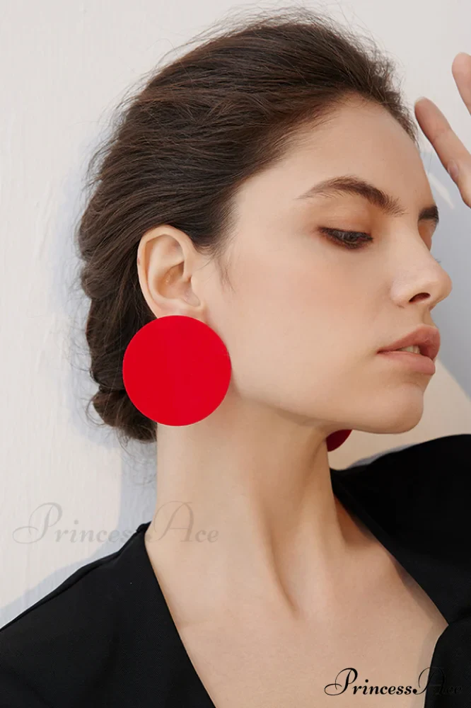 Acrylic Elegant Ring Earrings - Image 5