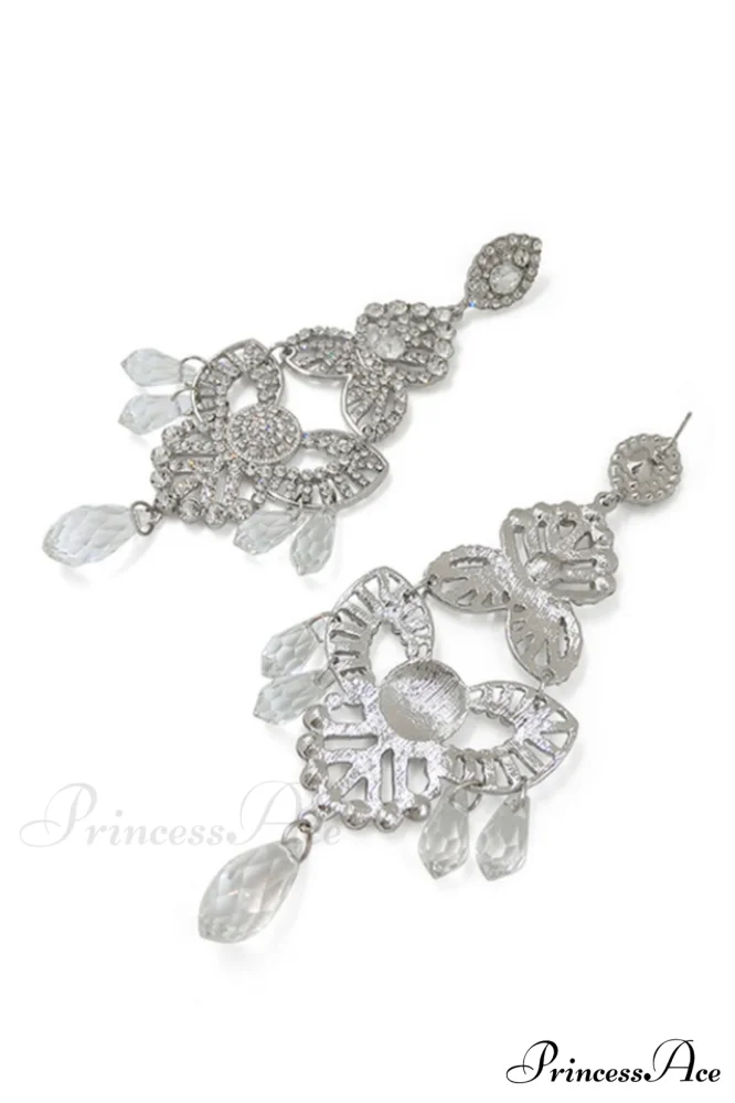 Diamante Elegant Statement Earrings - Image 7