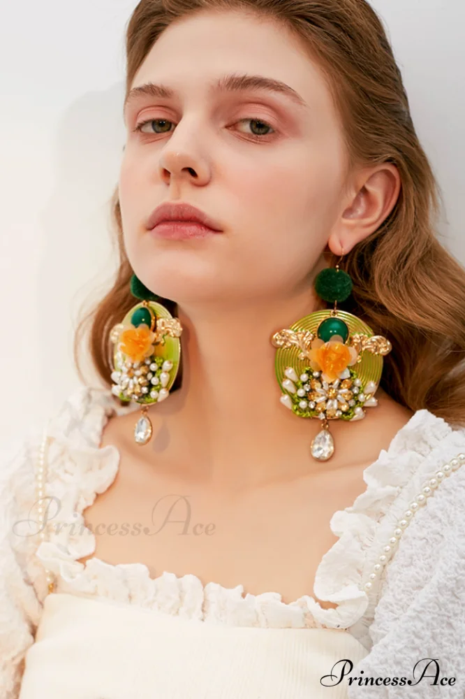 Bohemian Elegant Flower Earrings - Image 5