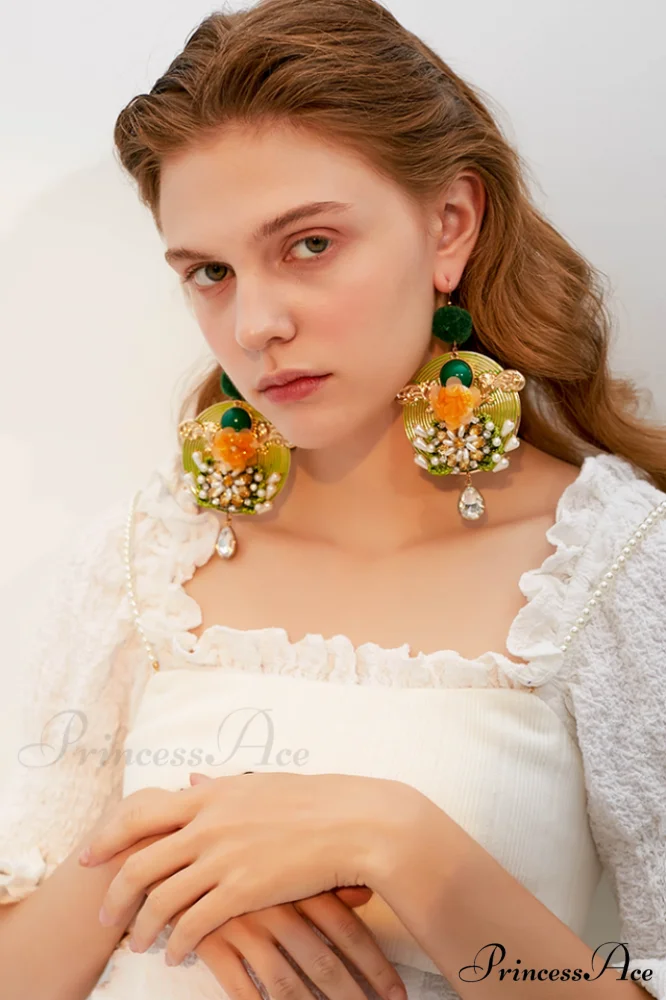 Bohemian Elegant Flower Earrings - Image 6