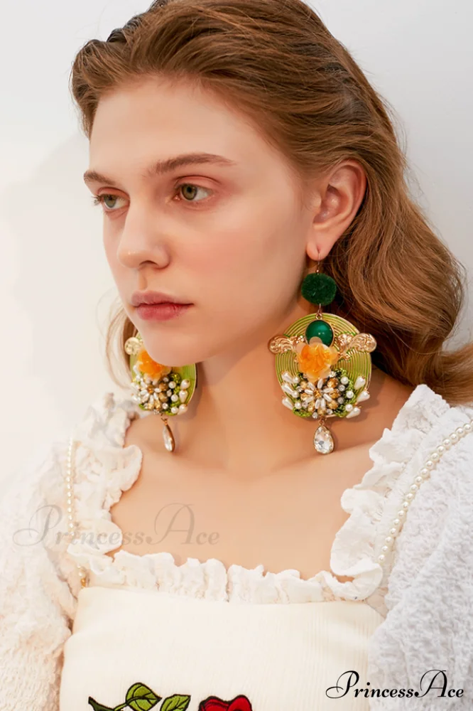 Bohemian Elegant Flower Earrings - Image 8