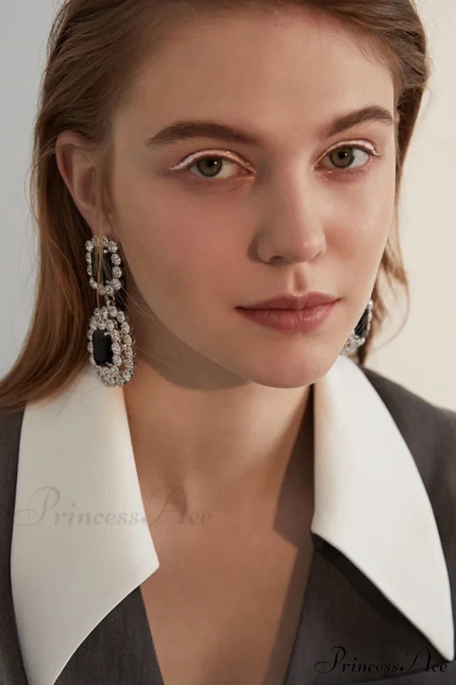 Dimond Elegant Dangle Earrings - Image 3