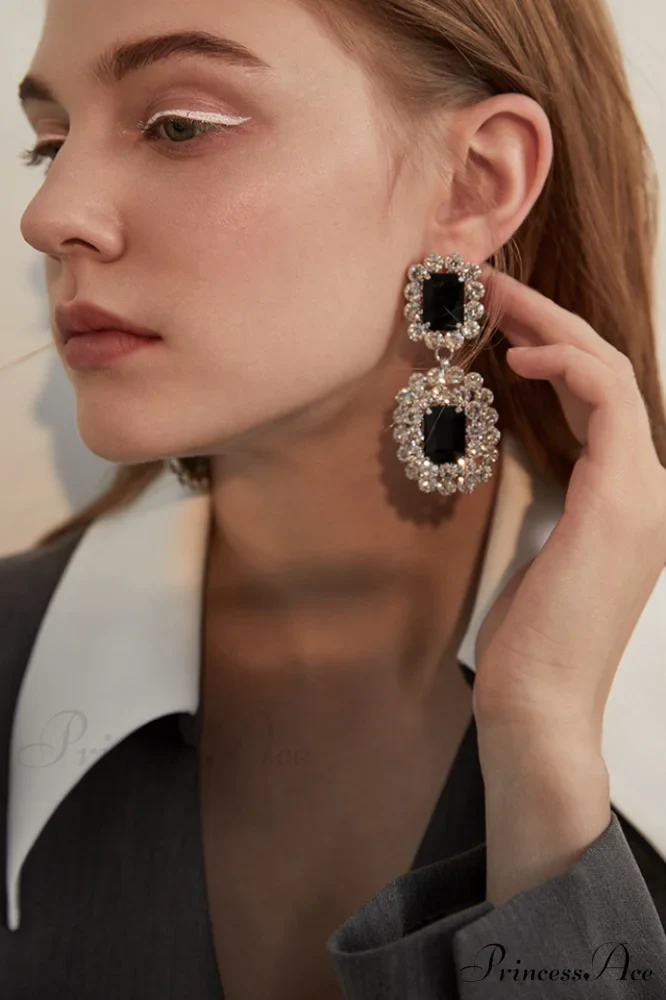 Dimond Elegant Dangle Earrings - Image 6