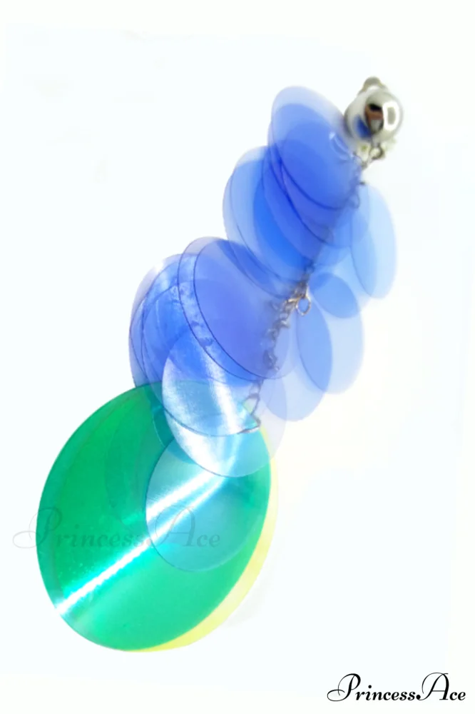 Jelly Color Stylish Sequin Earrings - Image 4