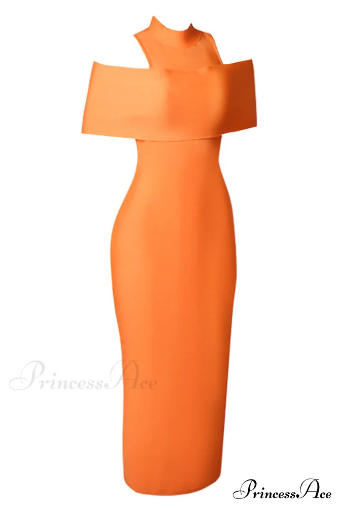 Clara Off Stylish Shoulder Bandage Dress - Image 13