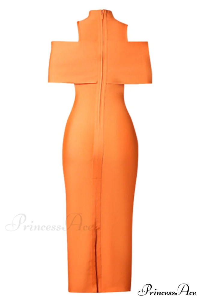 Clara Off Stylish Shoulder Bandage Dress - Image 14