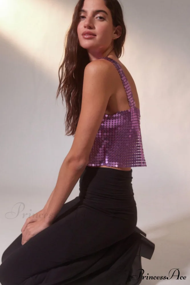 Harlow Metal Stylish Cropped Top - Image 3