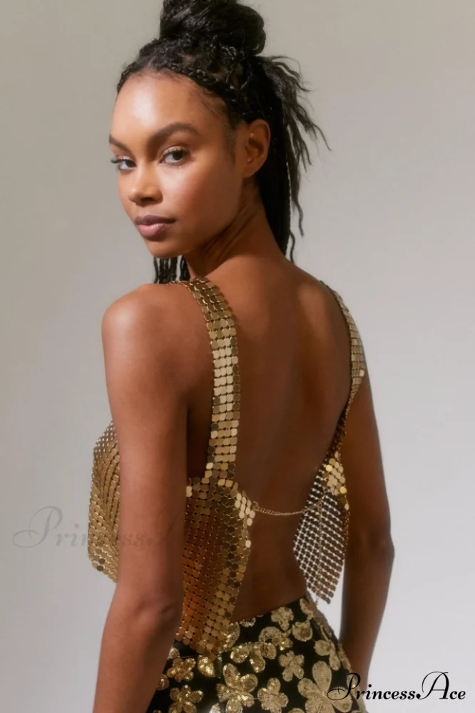 Harlow Metal Stylish Cropped Top - Image 6
