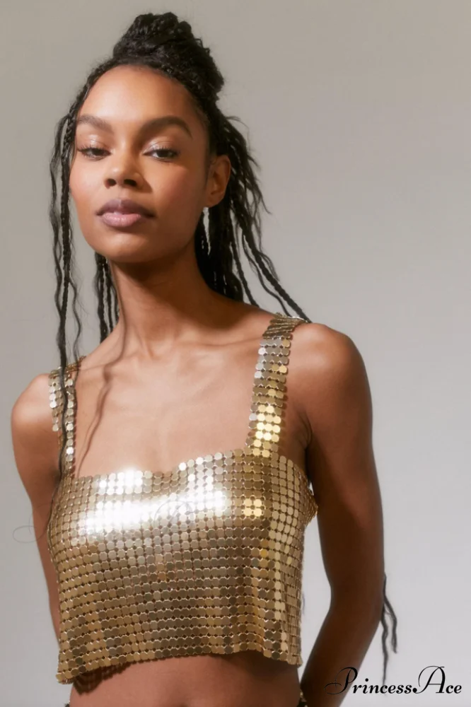 Harlow Metal Stylish Cropped Top - Image 7