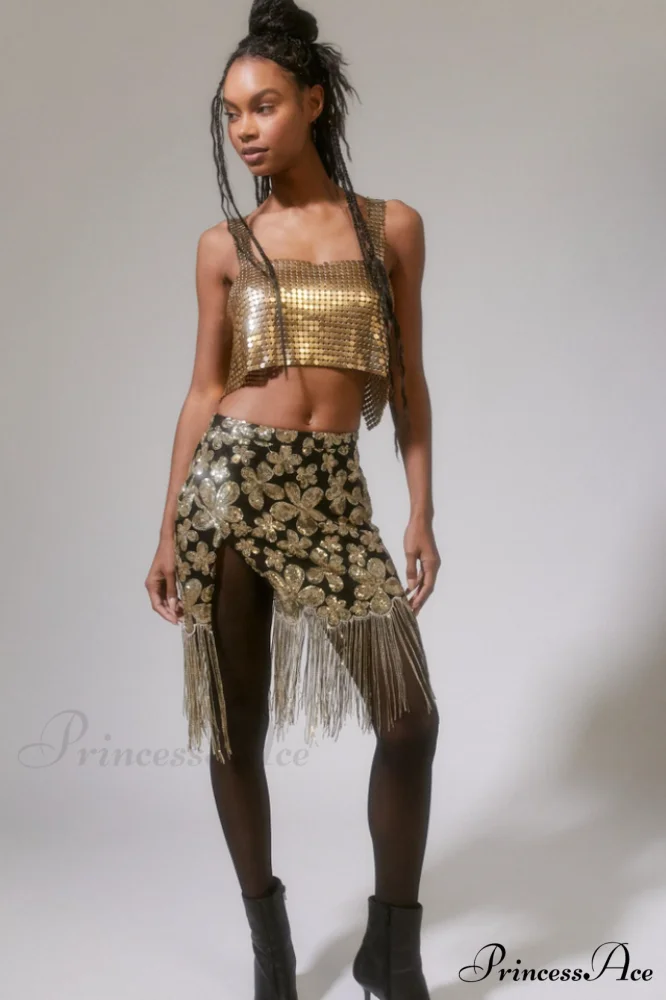 Harlow Metal Stylish Cropped Top - Image 8
