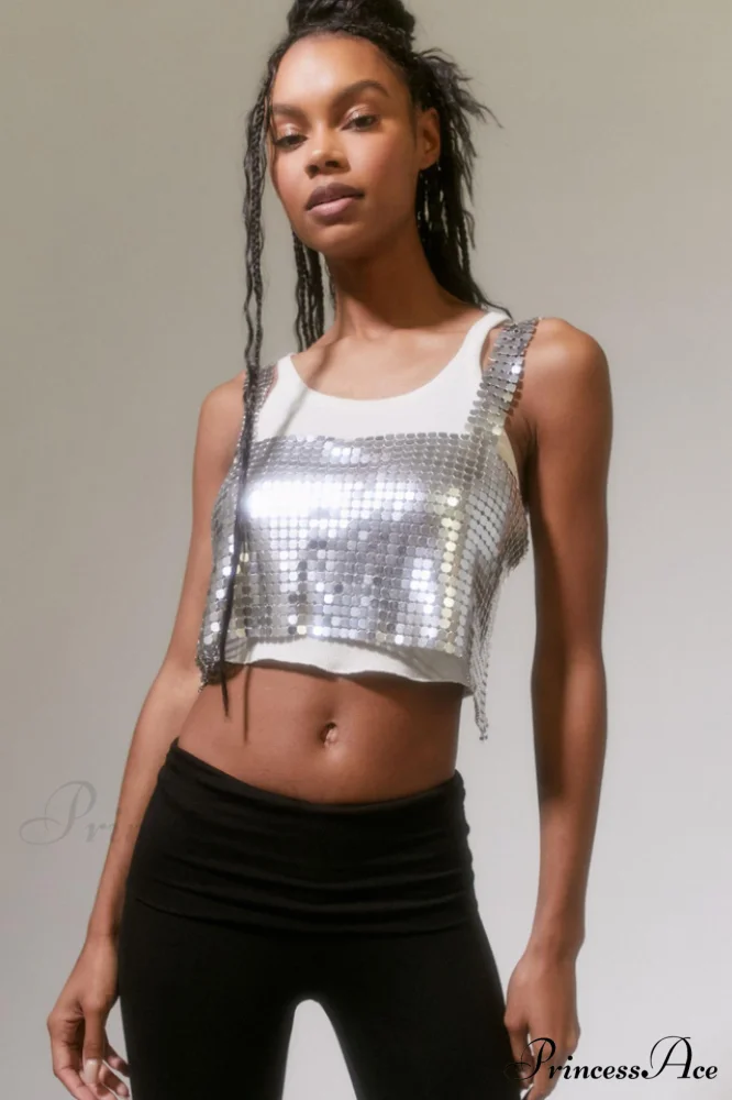 Harlow Metal Stylish Cropped Top - Image 9