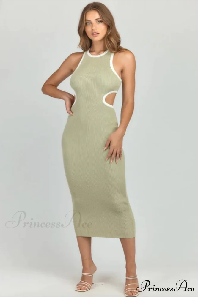 Claudia Elegant Midi Dress - Image 5