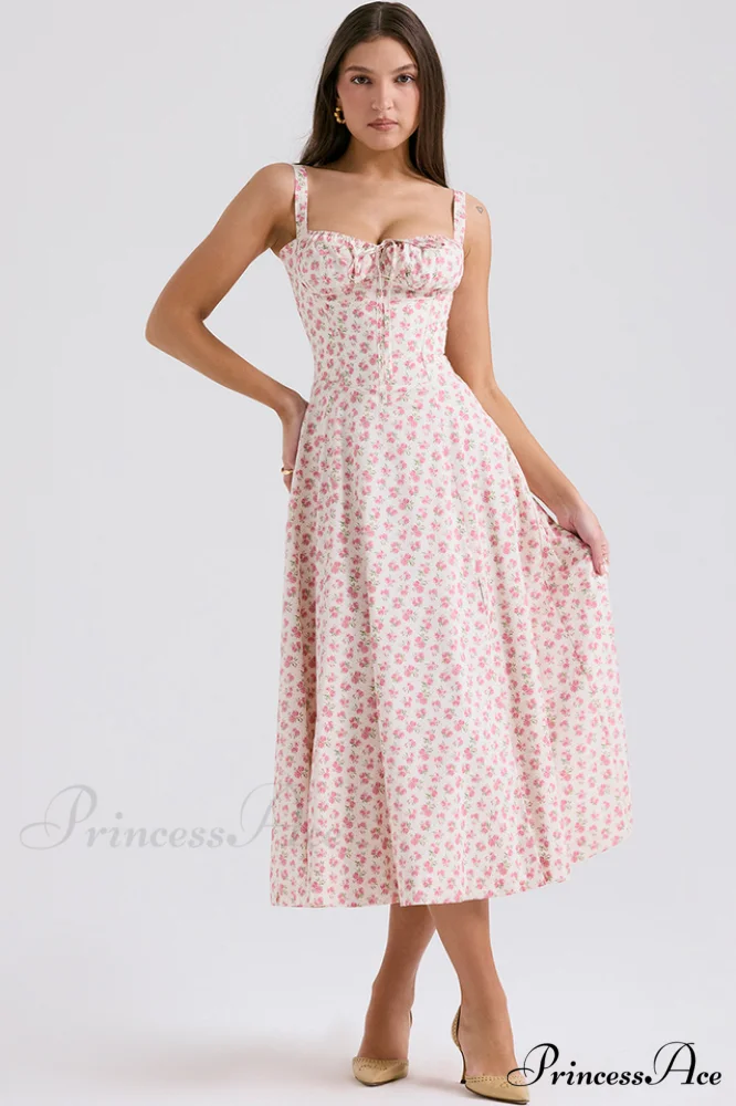 Carmen Elegant Bustier Sundress - Image 80