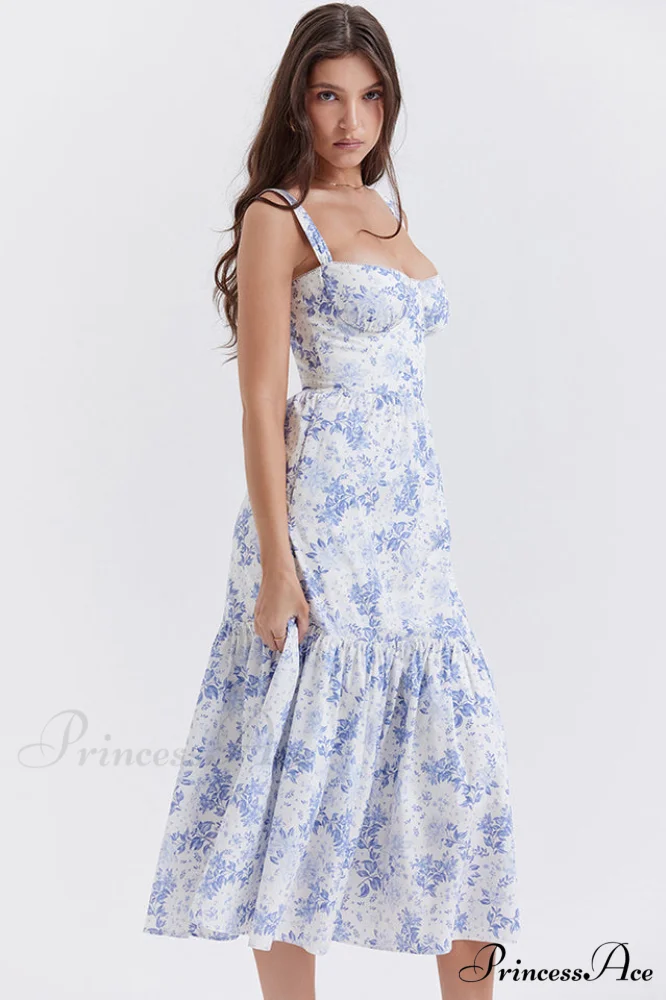 Elia Floral Stylish Midi Sundress - Image 15