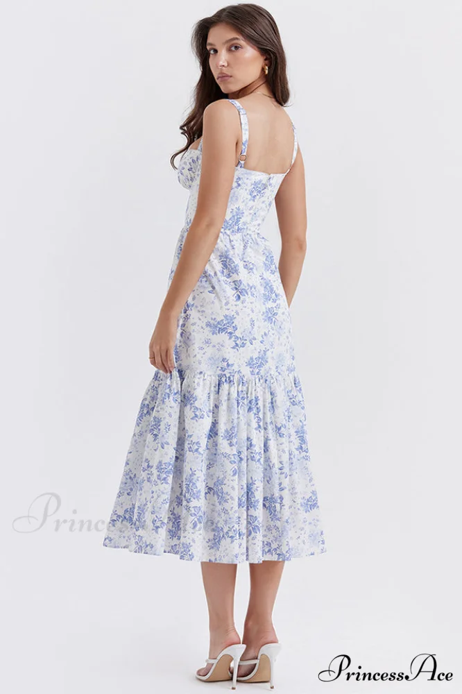 Elia Floral Stylish Midi Sundress - Image 17