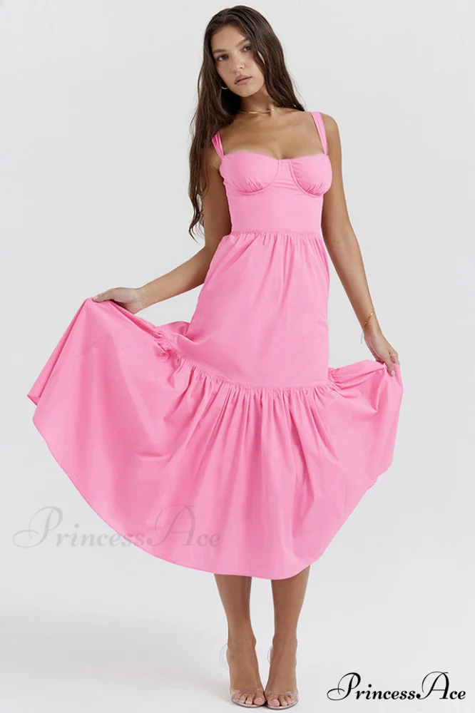 Elia Floral Stylish Midi Sundress - Image 19