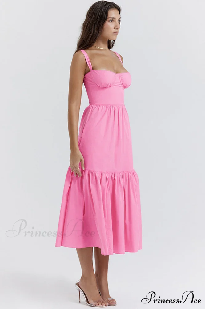 Elia Floral Stylish Midi Sundress - Image 20