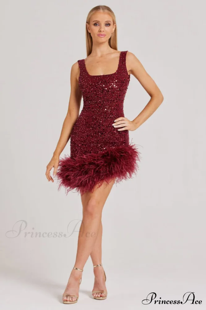 Evie Elegant Pink Dress - Image 8