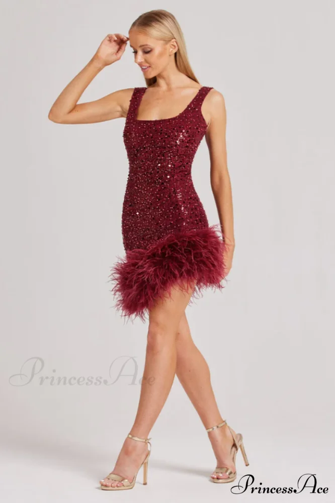 Evie Elegant Pink Dress - Image 9