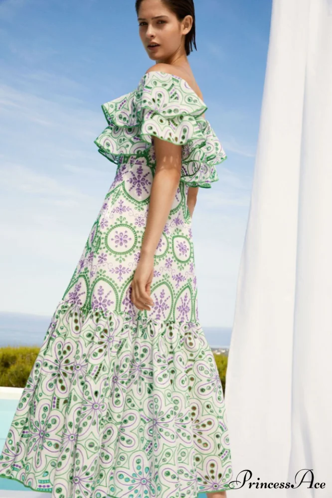 Isabella Elegant Long Dress - Image 5