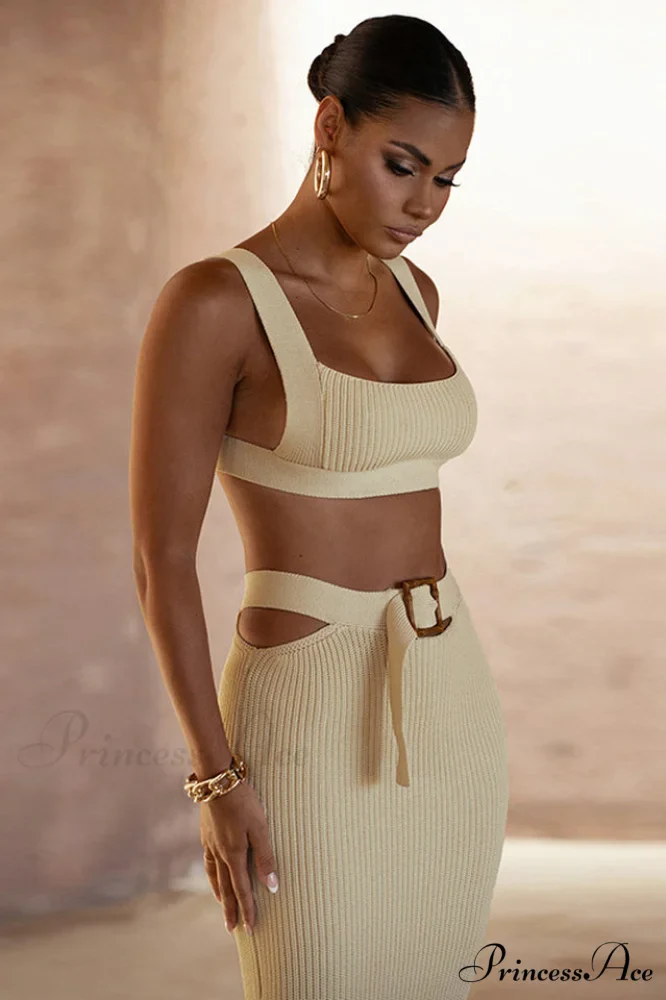 City Chic Stylish Belt Dress Set - Image 13
