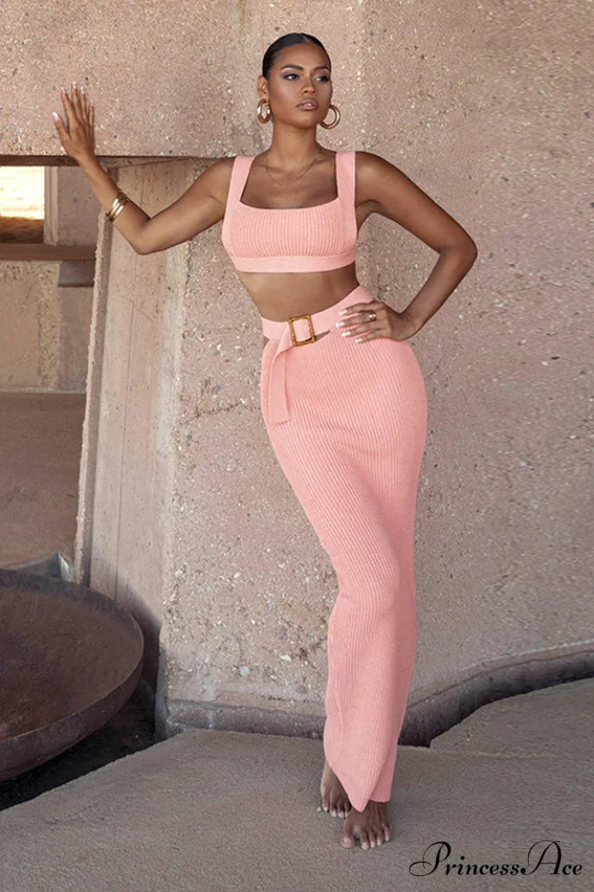 City Chic Stylish Belt Dress Set - Image 8
