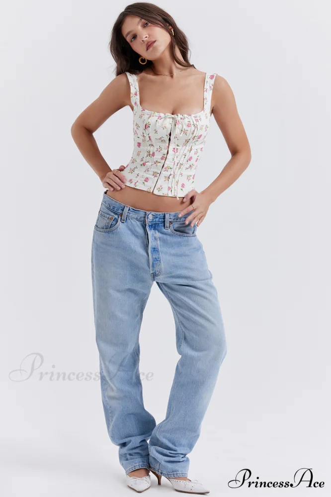 Chic Rose Stylish Print Top - Image 3