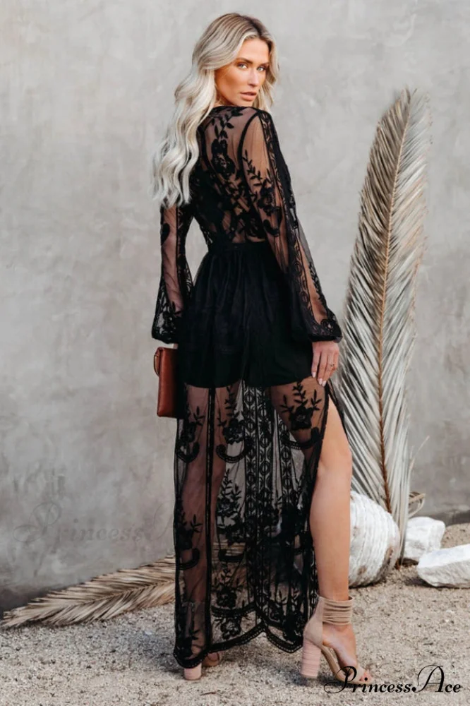 Boho Lace Stylish Maxi Dress - Image 19