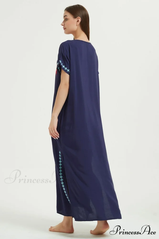 Boho Print Stylish Slit Dress - Image 11
