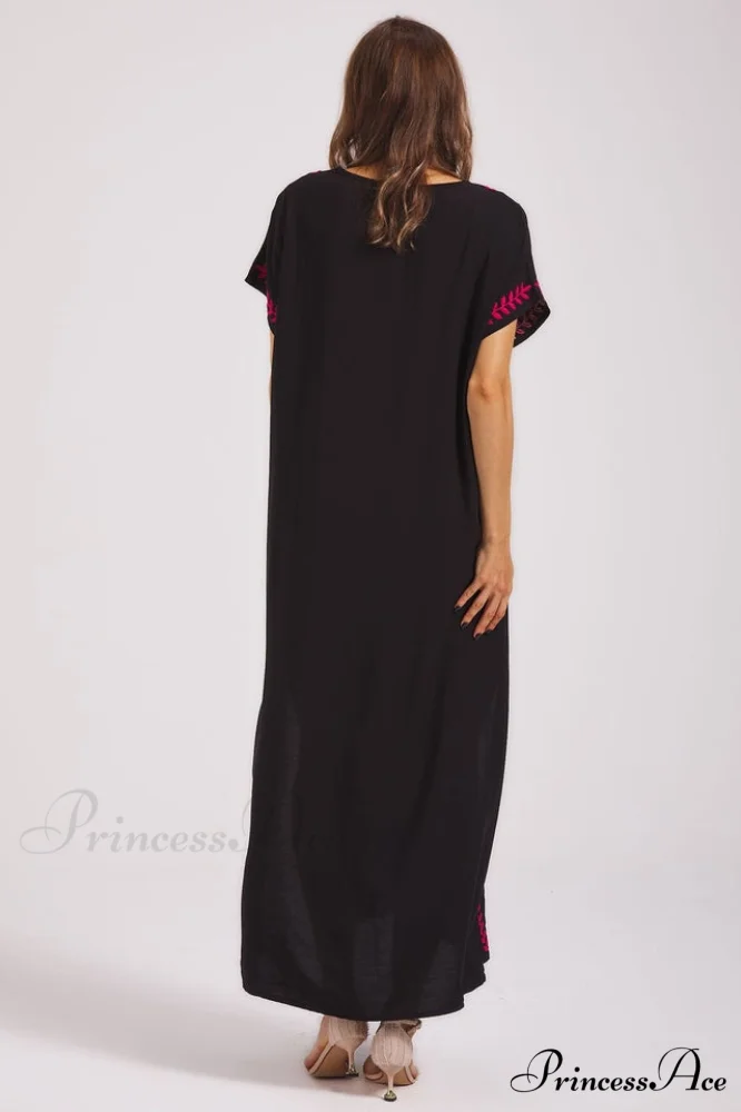 Boho Print Stylish Slit Dress - Image 28