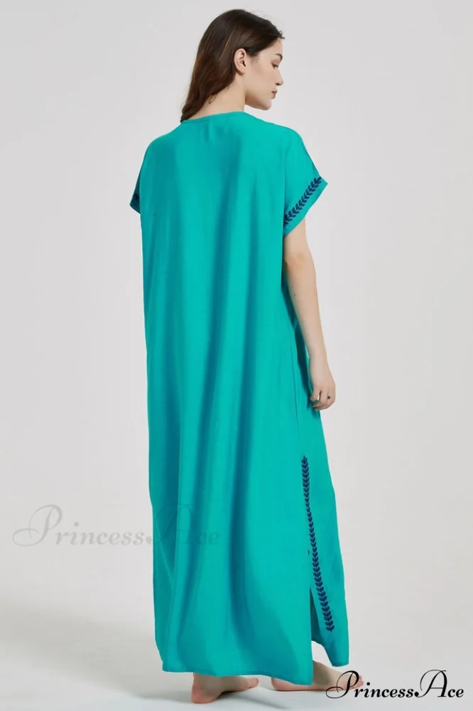 Boho Print Stylish Slit Dress - Image 3