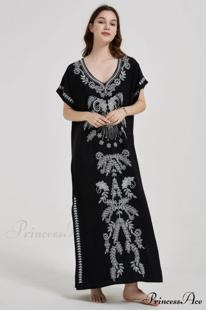 Boho Print Stylish Slit Dress - Image 32