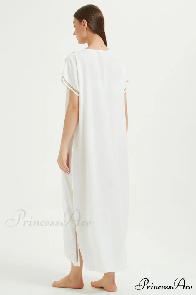 Boho Print Stylish Slit Dress - Image 43