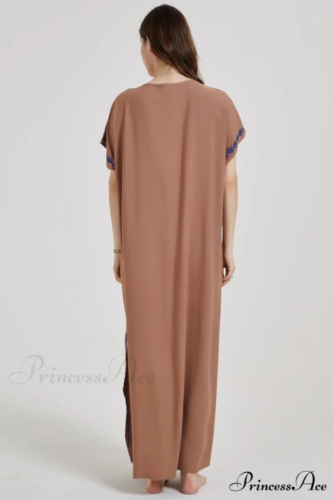 Boho Print Stylish Slit Dress - Image 5