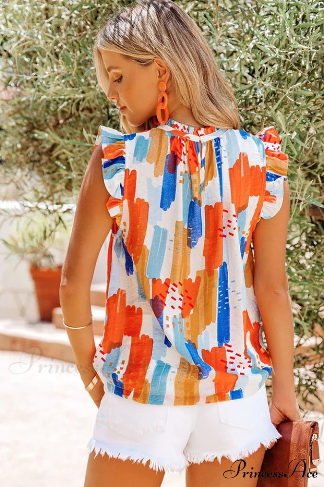 Kiera Flutter Stylish Sleeve Blouse - Image 10
