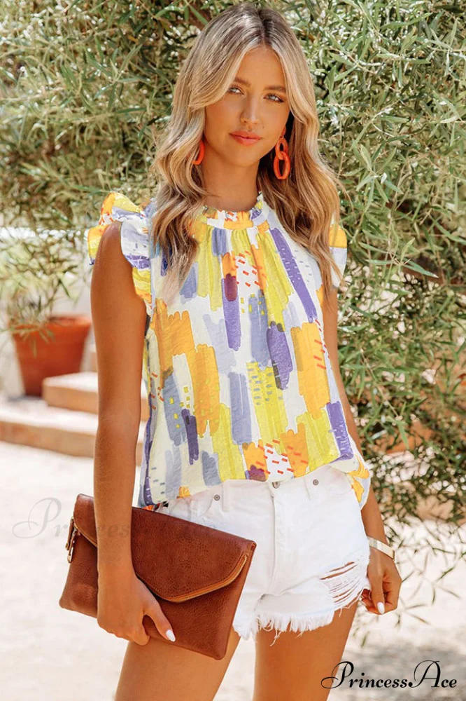 Kiera Flutter Stylish Sleeve Blouse - Image 3