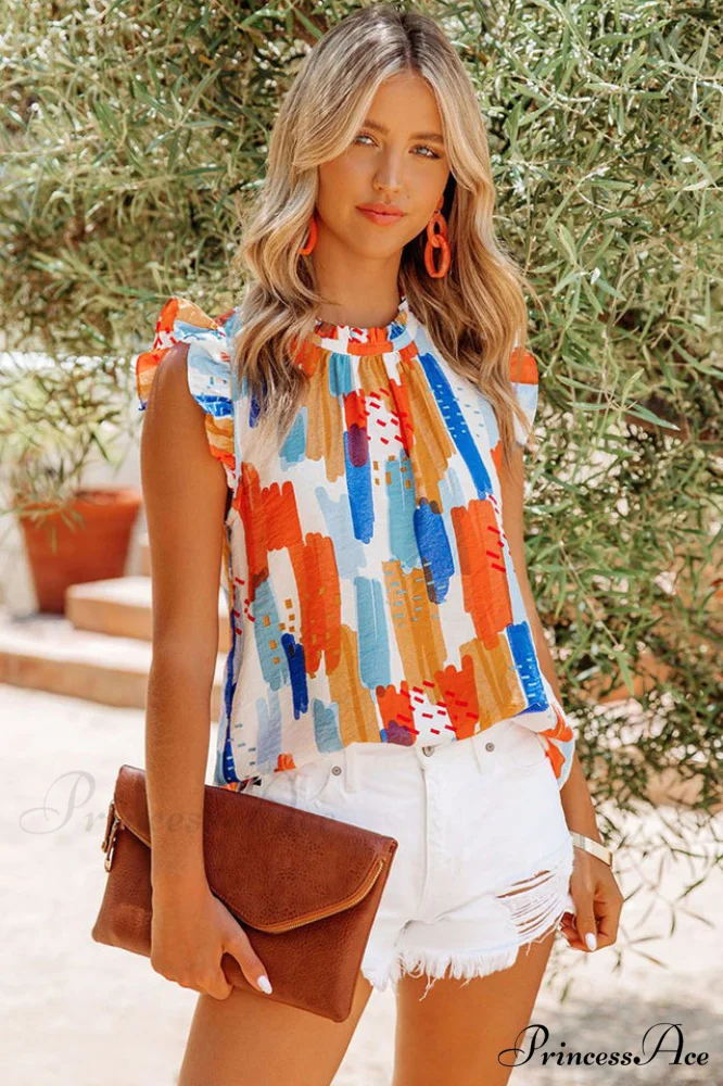 Kiera Flutter Stylish Sleeve Blouse - Image 7