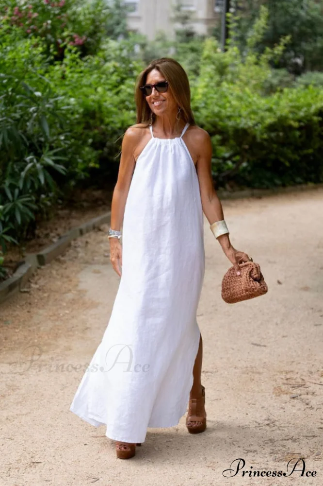 Basic Casual Stylish Outdoor Halter Dress - Image 6