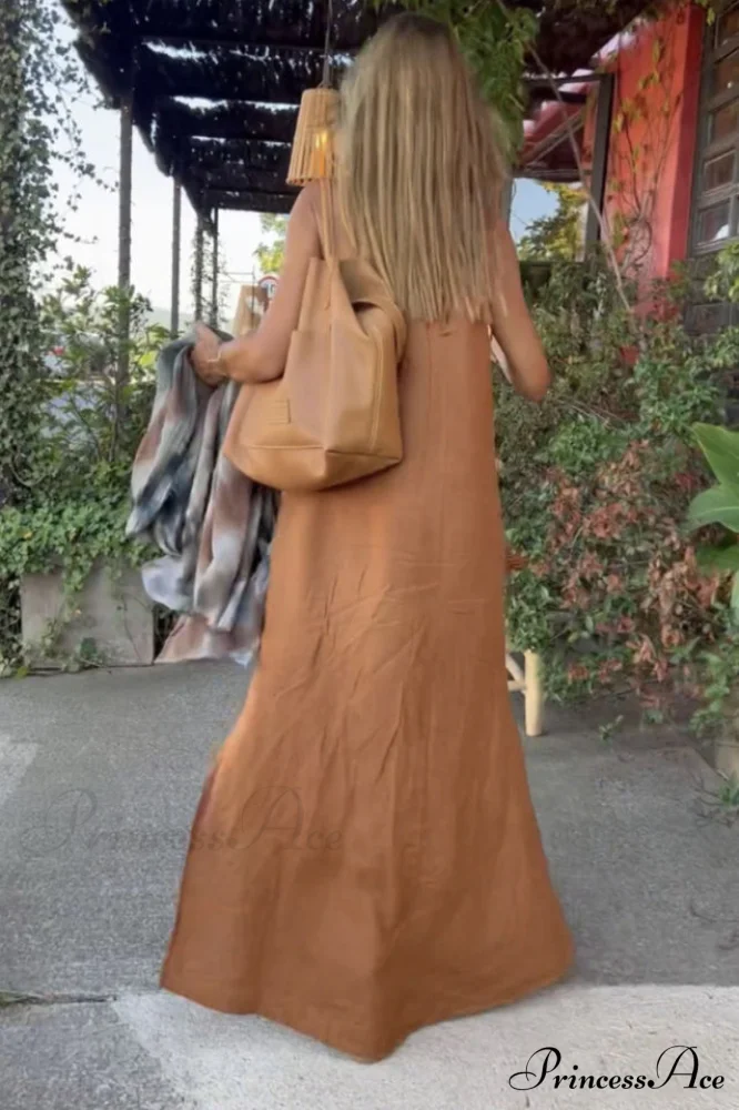 Basic Casual Stylish Outdoor Halter Dress - Image 8